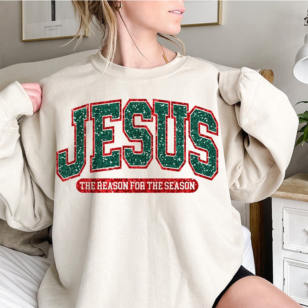 Jesus Is The Reason For A Season Png, Preppy Christmas Bow Png, Checkered Red Plaid, Jesus Is