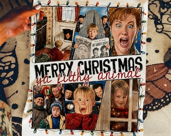 Retro Christmas png, Vintage Movie Characters Sublimation Design (Digital Download)