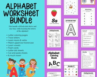 Alphabet Arbeitsblätter