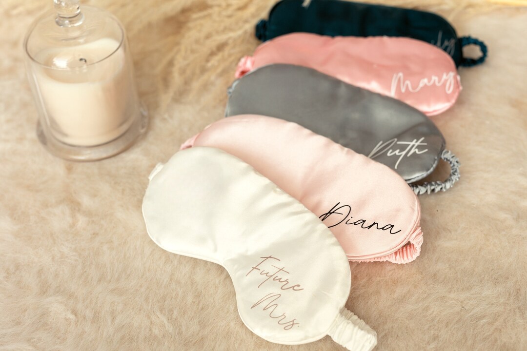 Personalized Sleep Mask Bridesmaid Bridesmaids Gifts Ideas Sleep Mask