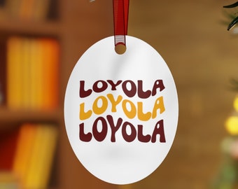 Personalize - Loyola University Christmas Ornament