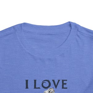 Toddler Tee - Frozen Themed I Love Warm Hugs image 7