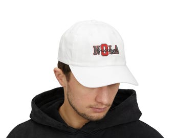 Embroidered Classic Dad Cap - Nola Buckeyes Ohio State Fans Hat, New Orleans Baseball Cap, OSU Sports Team Headwear, Game Day Gear,