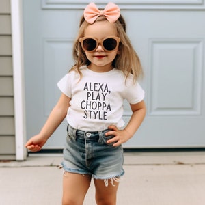 Funny Toddler New Orleans Shirt, New Orleans Saints Kids TShirt, NOLA T-Shirt, Alexa Play Choppa Style, Toddler & Youth Tee