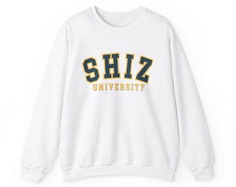 Shiz University Unisex Sweatshirt, Wicked Movie Merch, Crewneck Jumper, College Apparel, Broadway Fan Gift, Musical Clothing