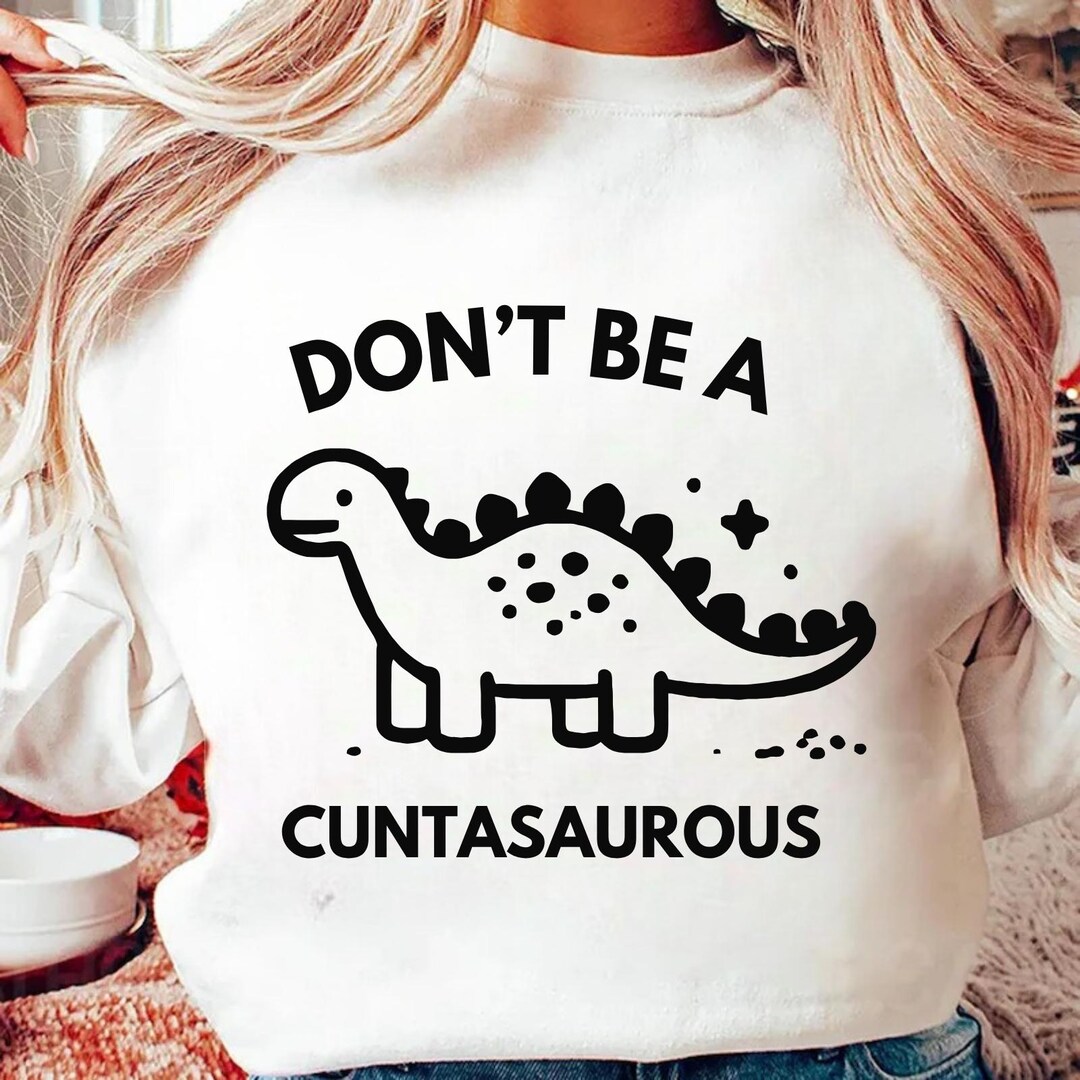 Tasse à Thé Humoristique Avec Inscription « Don't Be A Cuntasaurus » - Cadeau Sarcastique - 325 Ml