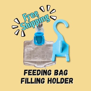 Feeding Bag Filling Holder I Hands-Free Support for Infinity Bags | Compatible with 500ml & 1200ml | Easier, Cleaner Feeding Prep