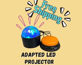 Switch-Adapted LED Light Projector | Sensory Stimulation, Cause & Effect