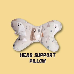 Head Support Butterfly Pillow for Baby or Special Needs Child | Elephant Ears Neck Cushion | Adaptive & Comfortable Design
