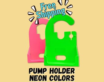 3D-geprinte voedingspomphouder | Neon GTube-organizer