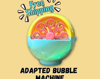 Adapted Toy Bubbles Machine