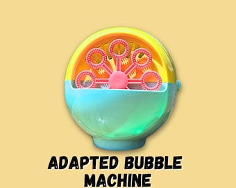 Adapted Toy Bubbles Machine
