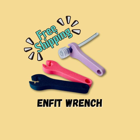 Enfit Feeding Tube Wrench Tool (Pack 2) I Easy Grip Accessory