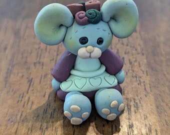 Little Blessings Figure Mouse in Dress