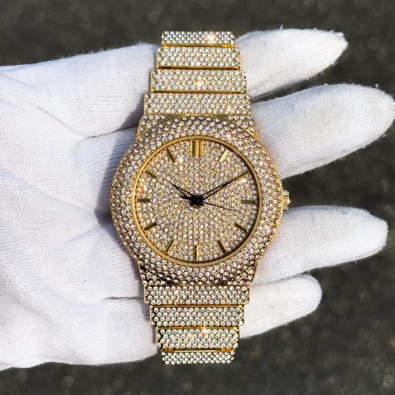 Diamond encrusted bezel online