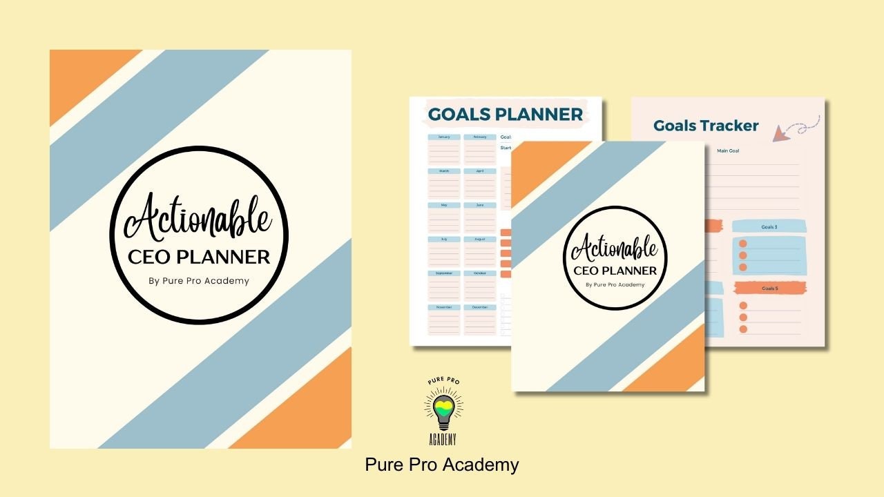 ACTIONNABLE CEO PLANNER - Etsy