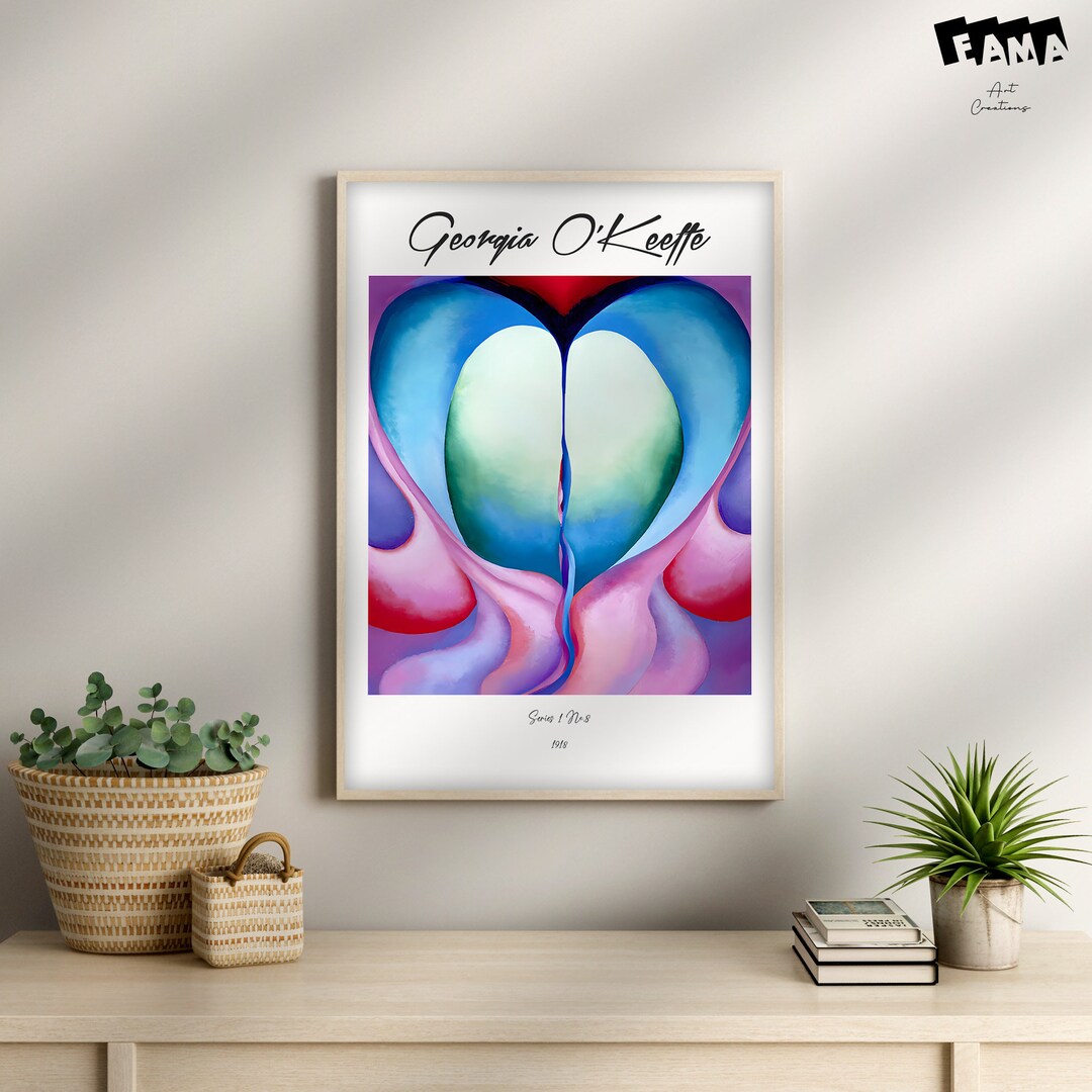 Georgia O'keeffe Series 1 No.8 1918 O'keeffe Print - Etsy