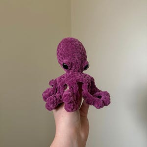 Crochet Octopus Plushie, Amigurumi Soft Toy, Handmade Crocheted Item, Crochet Plushie, Handmade Sea Creature Gift