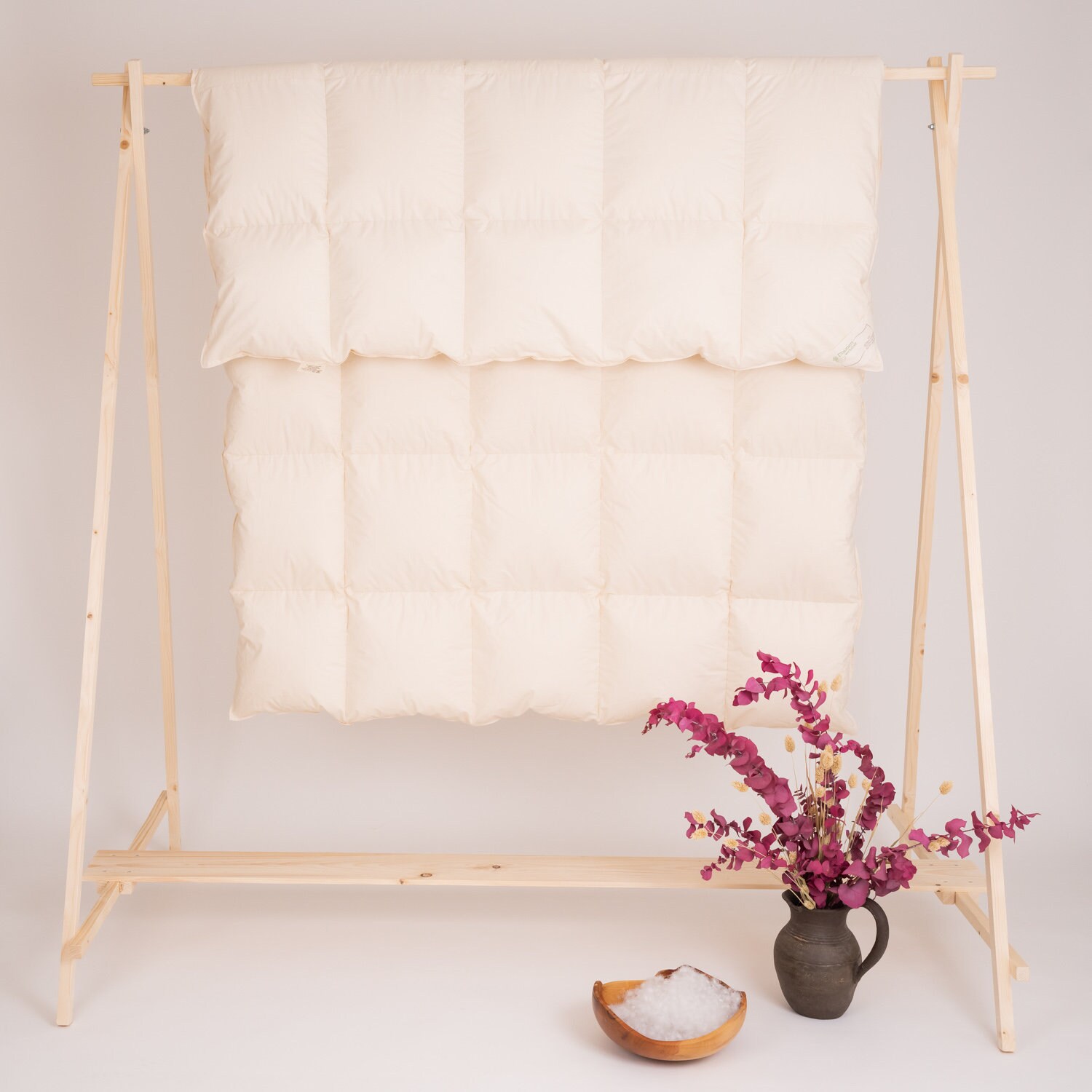 Winter duvet down duvet 135 x 200 cm organic