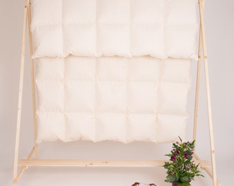 All year round down duvet 155 x 220 cm organic