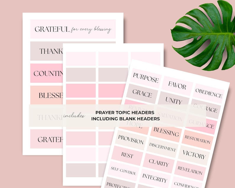 Prayer Board Kit, Pink Prayer Board Party Template, Vision Board ...