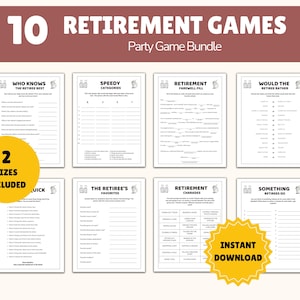 Ruhestand Party Spiele zum Ausdrucken, Arbeit Ruhestand Party Eisbrecher, Lehrer Schulleiterin Füllen Sie die leeren Bibliotheken, Ratschläge und Wünsche aus