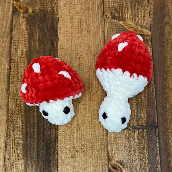 Mushroom Popping Toy | Amigurumi Crochet Fidget Toy