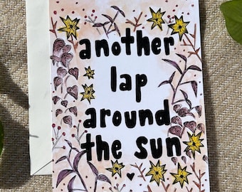 Eine weitere Runde um die Sonne Geburtstagskarte