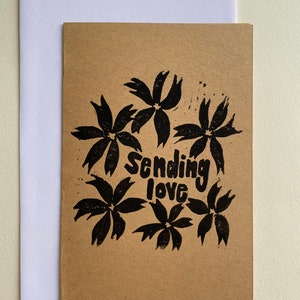 Envoyer de l'amour Carte de voeux