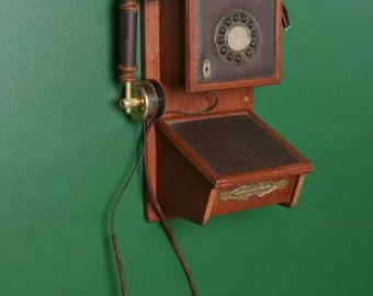 Where Legendary Conversations Begin: Experience History with Antique Wall Telephone