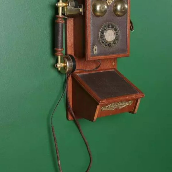 Where Legendary Conversations Begin: Experience History with Antique Wall Telephone