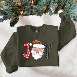 Joy Sweatshirt, Christmas Crewneck Sweatshirt, Christmas Gift, Christmas Family Shirt, Holiday Sweater,Christmas Shirt, Santa Hoodies