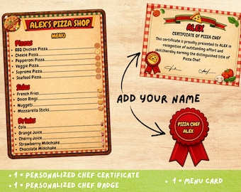 Actividad de juego de rol personalizada sobre una pizzería (descarga digital)