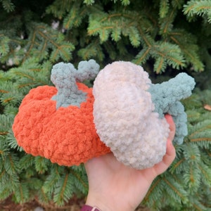 Pumpkin Crochet Pattern - LOW SEW
