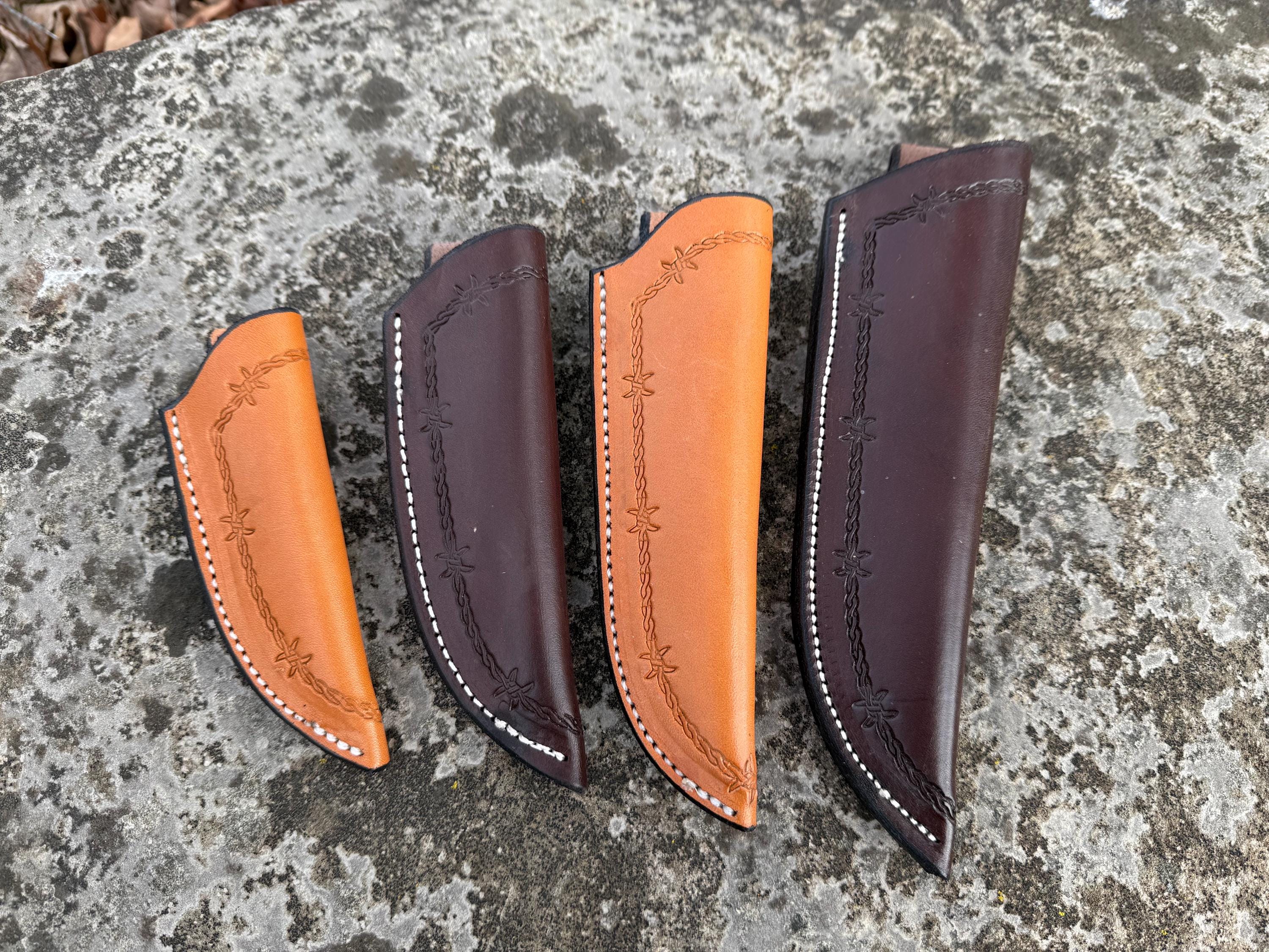 Handmade Knife Sheath, Heavy duty Leather Knife Sheath
