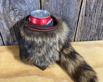 Handmade Coozie, Fur Coozie,