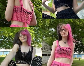 Mesh Top Crochet Patttern