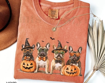 French Bulldog Halloween Tshirt, Frenchie Mom Sweatshirt, Gifts For Bulldog Dad Mom, Holiday Pet Parent Gifts, French Bulldog Shirt, Dog Mom
