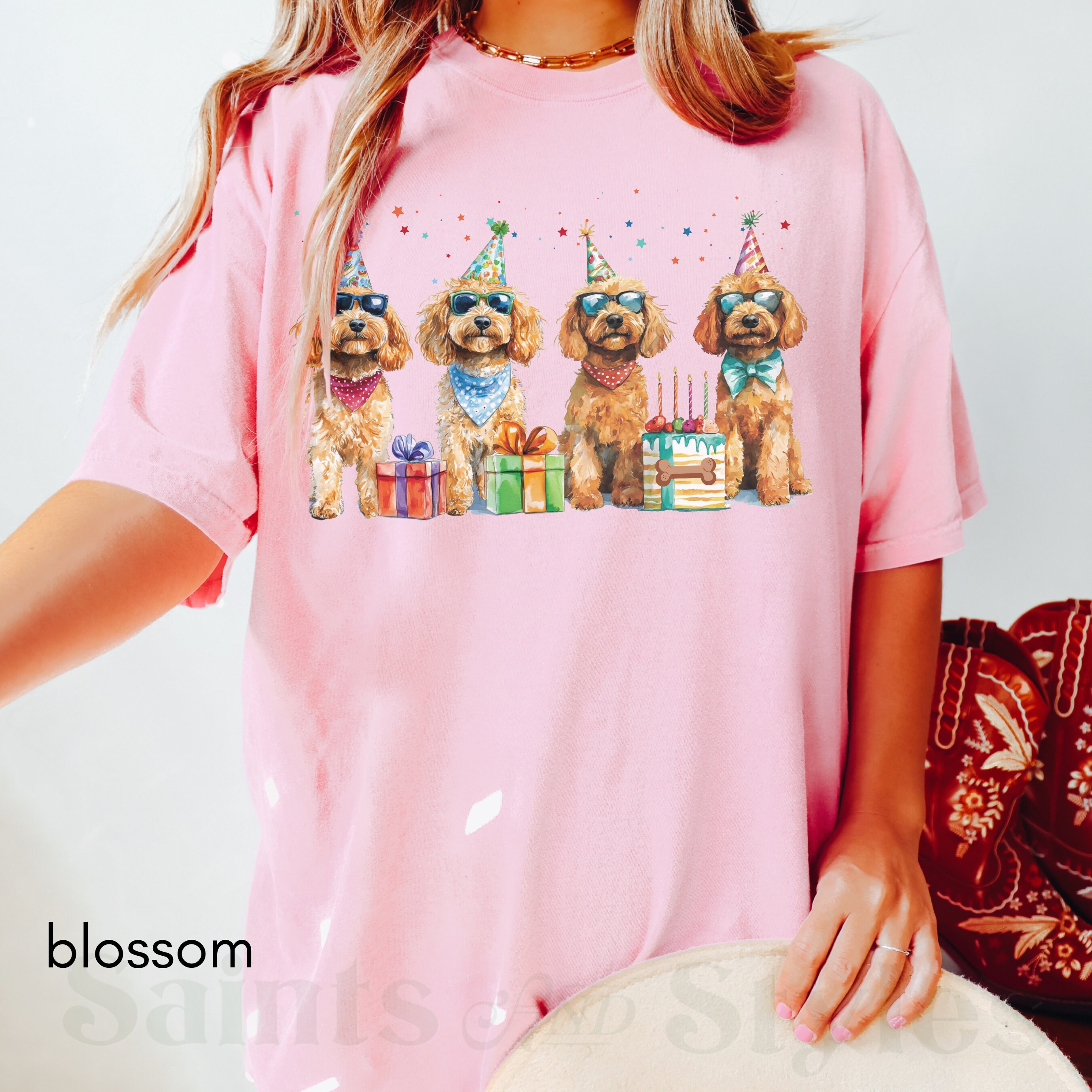 Goldendoodle Birthday T-shirt, Doodle Mom and Dad Sweatshirt, Golden ...