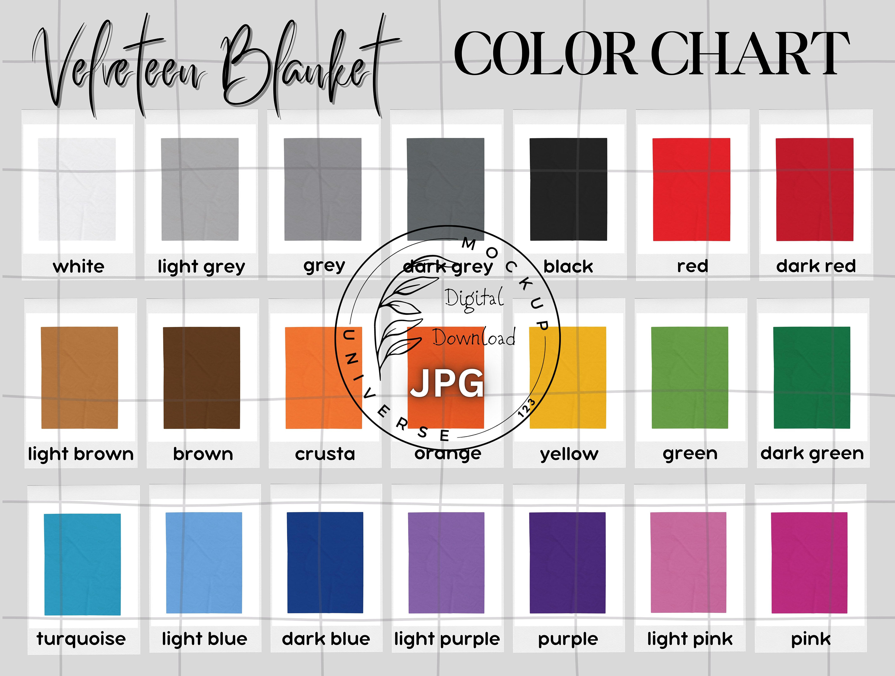 Simthread 120 Thread Kit Color Chart Graphic for Your  Shop Basic Color  Chart Resource for Monogram and Embroidery Shops 