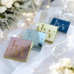 50 Stück Gastgeschenke für die Hochzeit, Rosenförmige Plexiglas-Schokoladenpäckchen, Plexiglas-Schokolade, Gastgeschenke für Hochzeitsgäste, Personalisierte Schokolade Bild 12