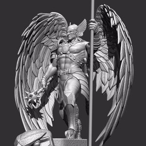 Movie and Game 3D Model File / Superhero 3D Model File / 3D STL File / Superhero STL File / Hawkman 3D Model STL File