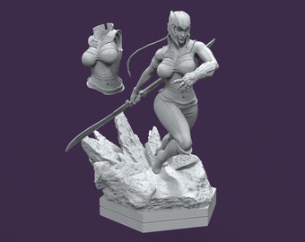 Film en spel 3D-modelbestand / Superheld 3D-modelbestand / 3D STL-bestand / Superheld STL-bestand / Lady Thanos 3D-model STL-bestand