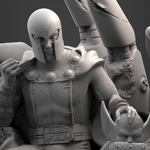 Movie and Game 3D Model File / Superhero 3D Model File / 3D STL File / Superhero STL File / Magneto Throne 3D Model STL File