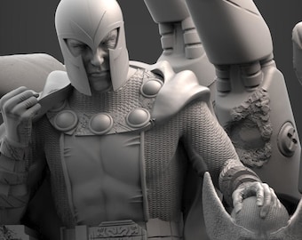 Movie and Game 3D Model File / Superhero 3D Model File / 3D STL File / Superhero STL File / Magneto Throne 3D Model STL File