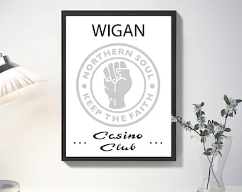 Wigan Casino - Northern Soul Keep The Faith Poster
