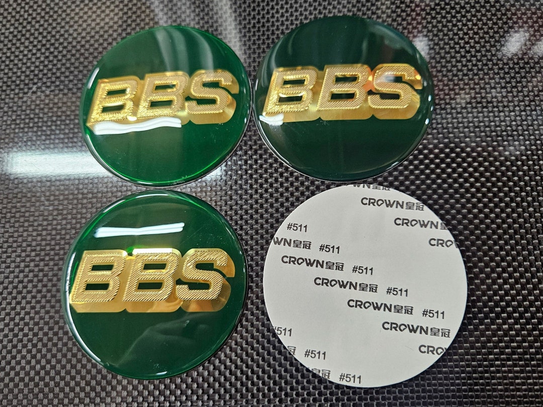 ＲＲＬソリッドカッパー　サンダーバードピンバッジ BBS Green & Gold Wheel Center Caps | 56 Mm · 60 Mm · 65 Mm