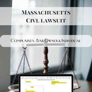 Template/Sample Complaint v. Bar Owner & Indivudal