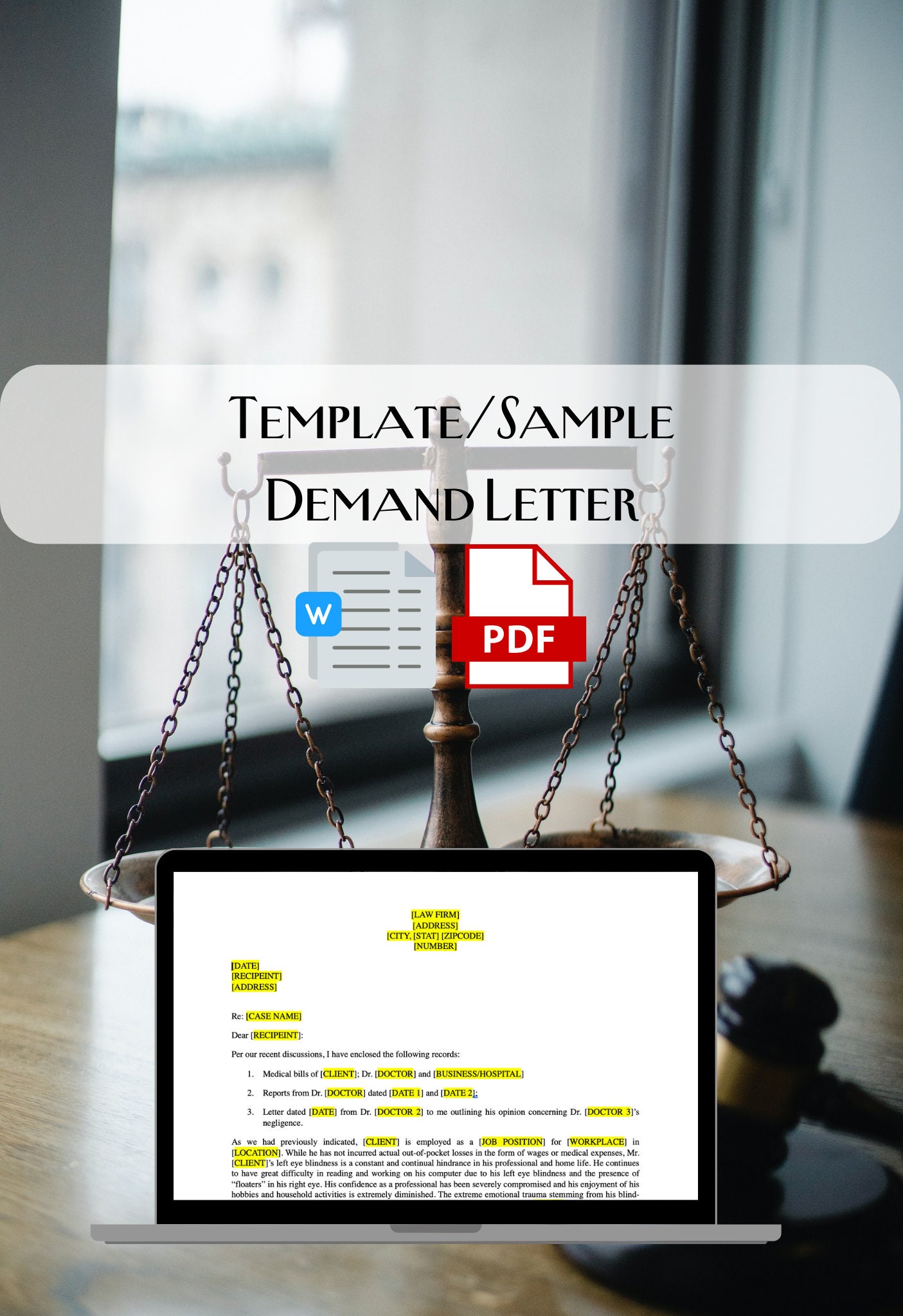 Law Firm Letter Template