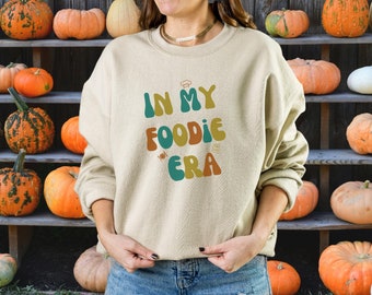 Fun "In My Foodie Era" Heavy Blend Crewneck Sweatshirt - Fall apparel - Gifts for her - Gifts for foodies - Food lovers - Gifts for cooks